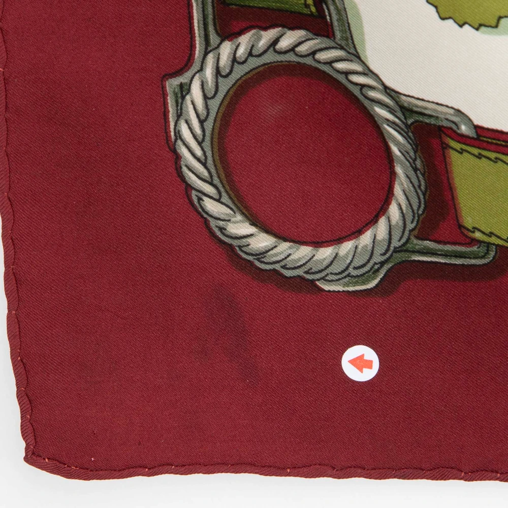 Hermès Cuivreries Silk Scarf