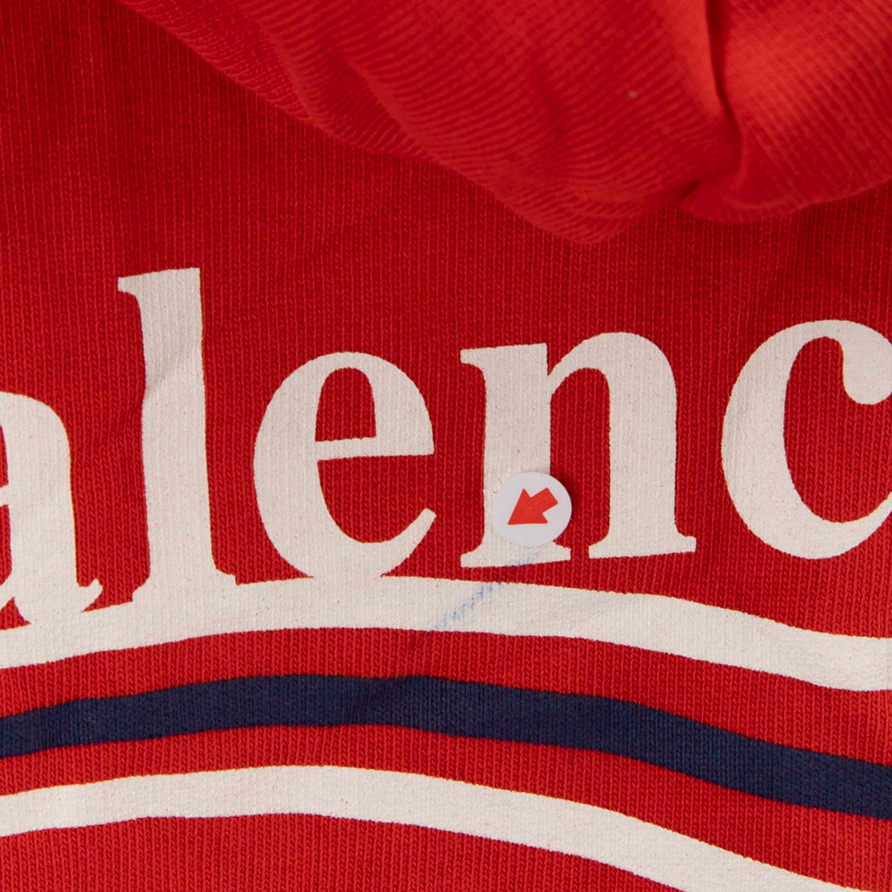 Balenciaga Red Logo Hoodie