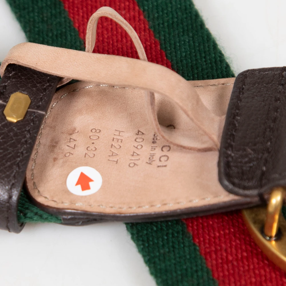 Gucci GG Buckle Web Belt