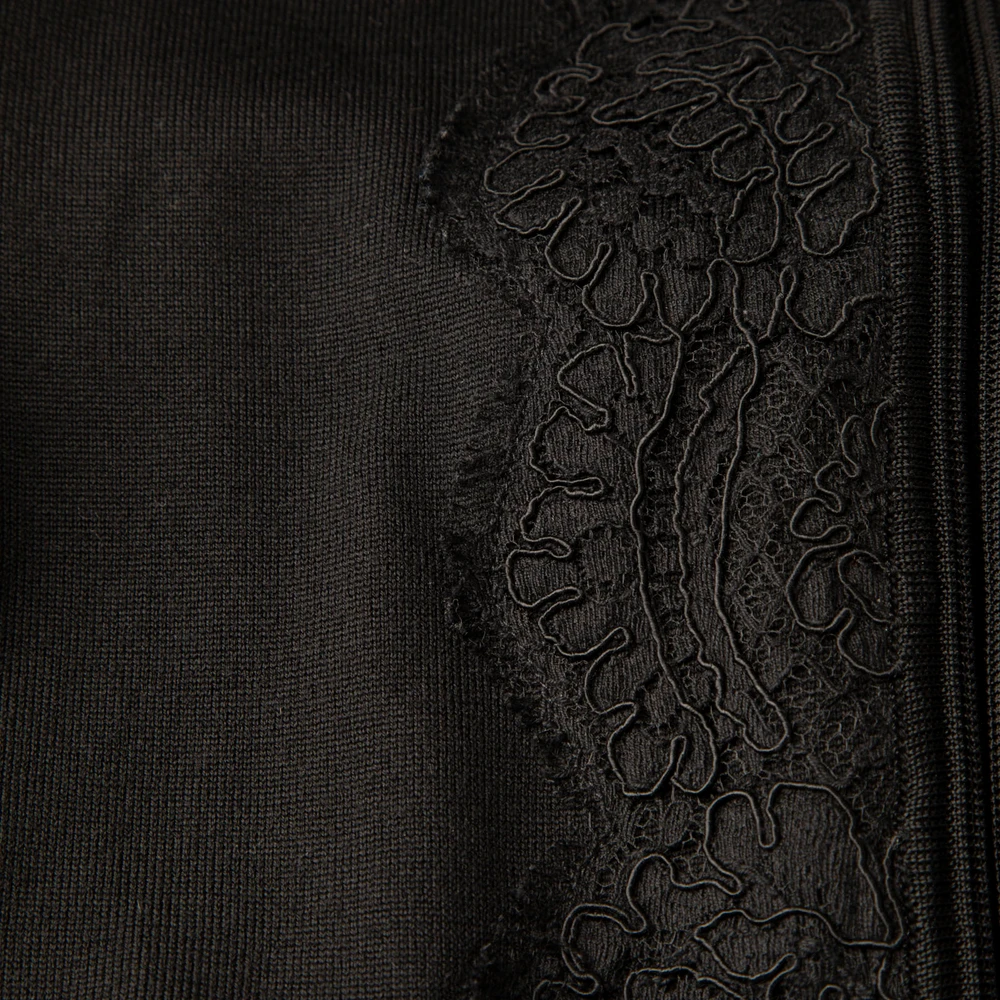 Roberto Cavalli Black Waist Tie Cardigan