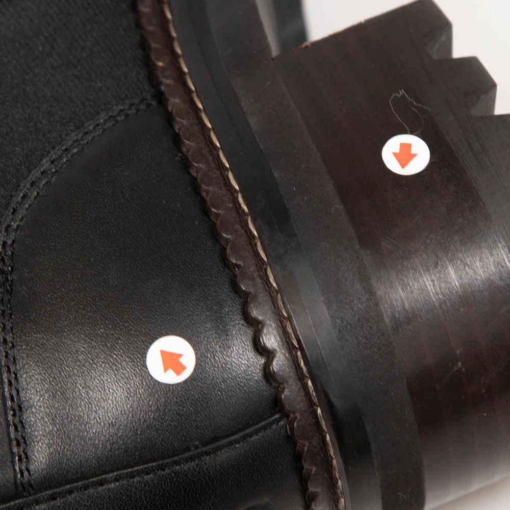 Chloé Black Leather Shearling Lined Ankle Boots