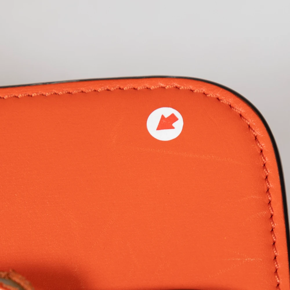 Valentino Garavani Orange Leather VSling Crossbody Bag