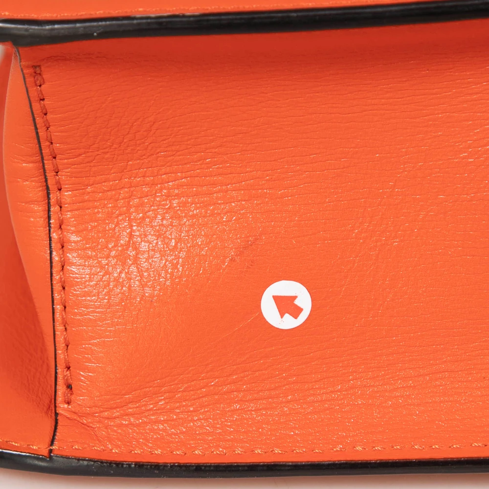 Valentino Garavani Orange Leather VSling Crossbody Bag