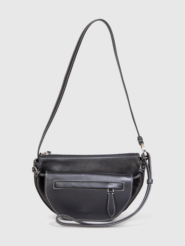 Burberry Leather Mini Double Olympia Bag