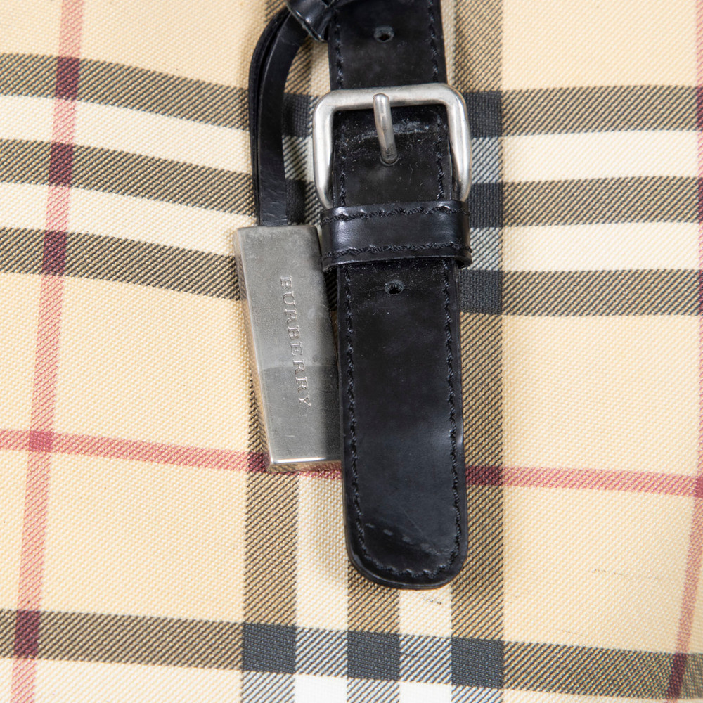 Burberry Beige Nova Check Bucket Bag