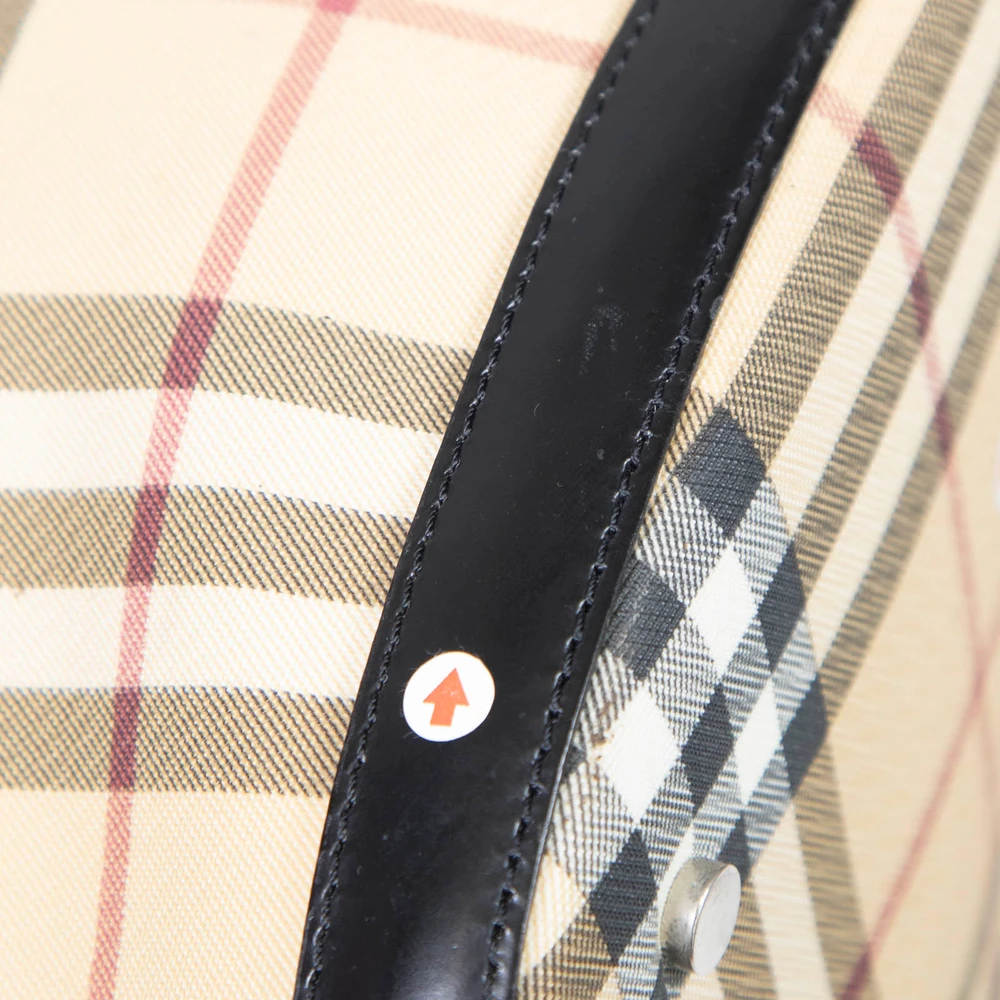 Burberry Beige Nova Check Bucket Bag