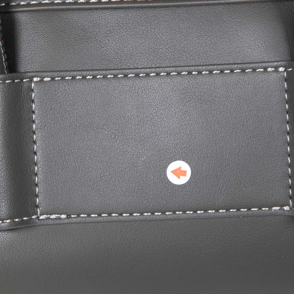 Max Mara Grigio Scuro Vegan Leather Lirica Handbag