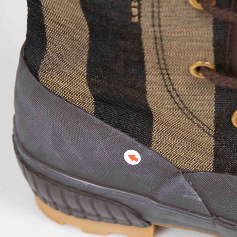 Fendi Fendi x Moonstar Pequin Striped Boots