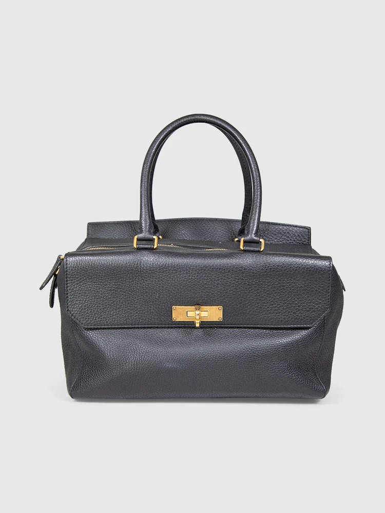Bally Black Leather Handbag