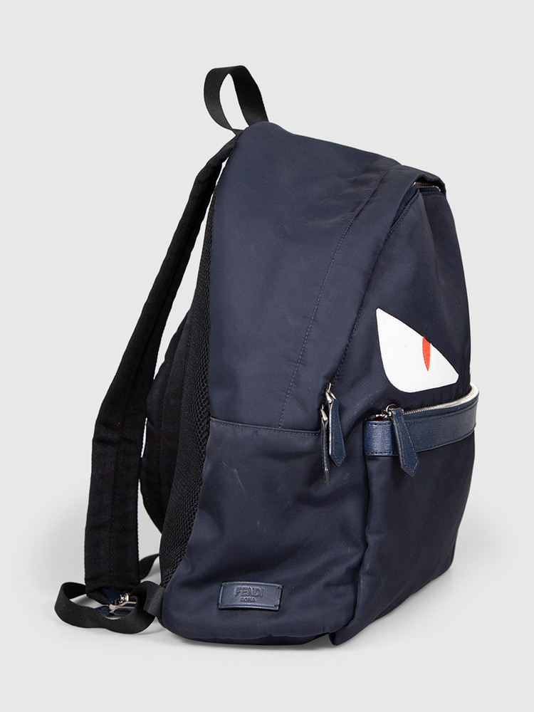 Fendi Navy Monster Eyes Backpack