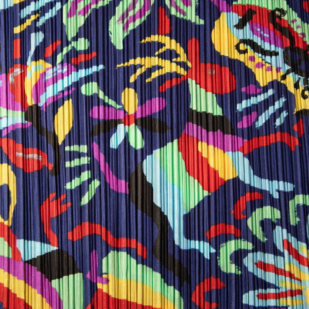 Issey Miyake Pleats Please Animal Pattern Top