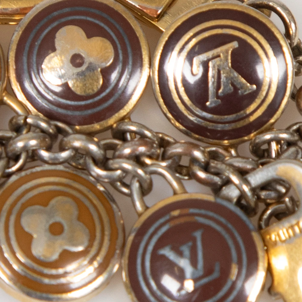 Louis Vuitton Gold Pastilles Bag Charm