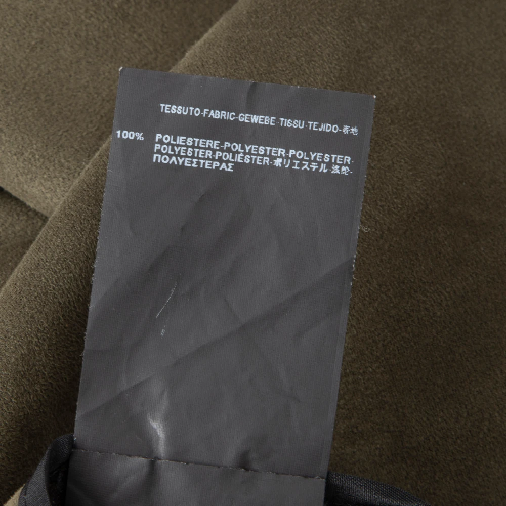 Balenciaga Khaki Vegan Suede Skirt
