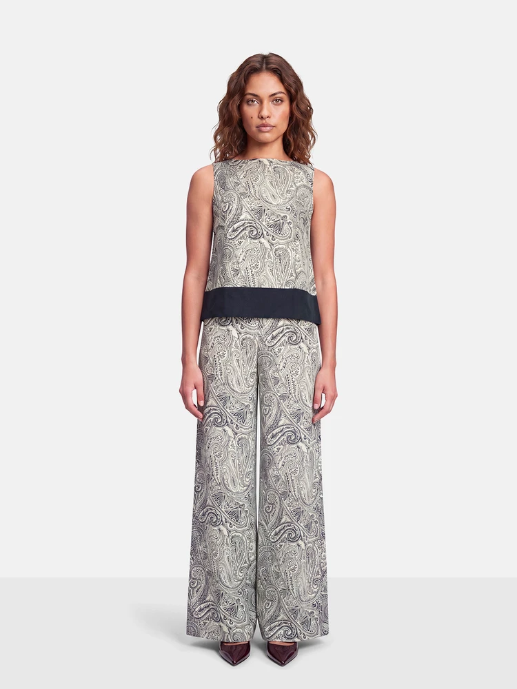 Etro Paisley Print Top & Trousers Set