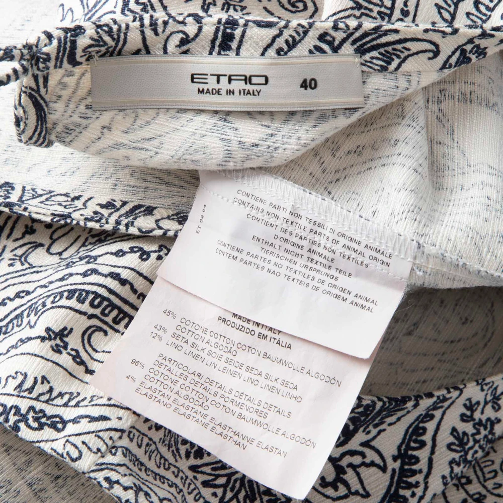Etro Paisley Print Top & Trousers Set