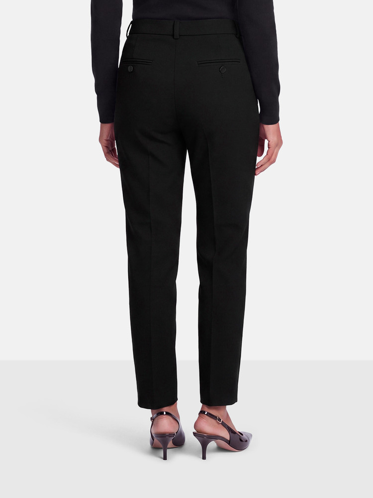 Dolce & Gabbana Black Mid Rise Slim Trousers