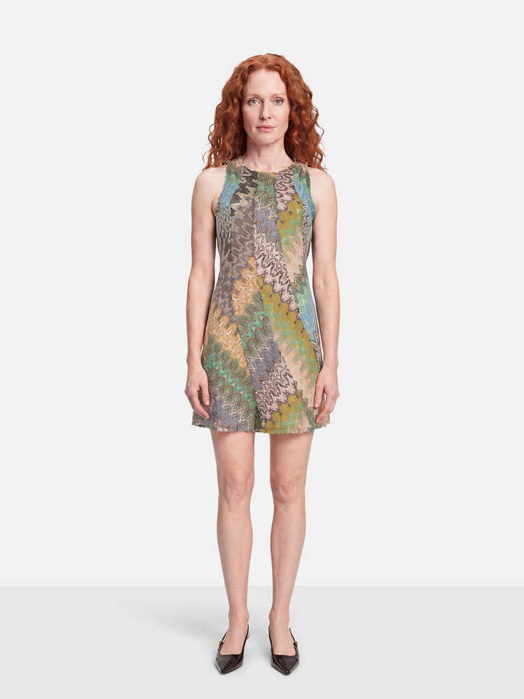 Missoni Abstract Pattern Knit Dress