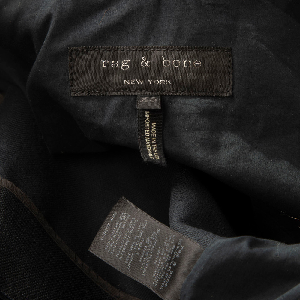 Rag & Bone Navy Distressed Jacket