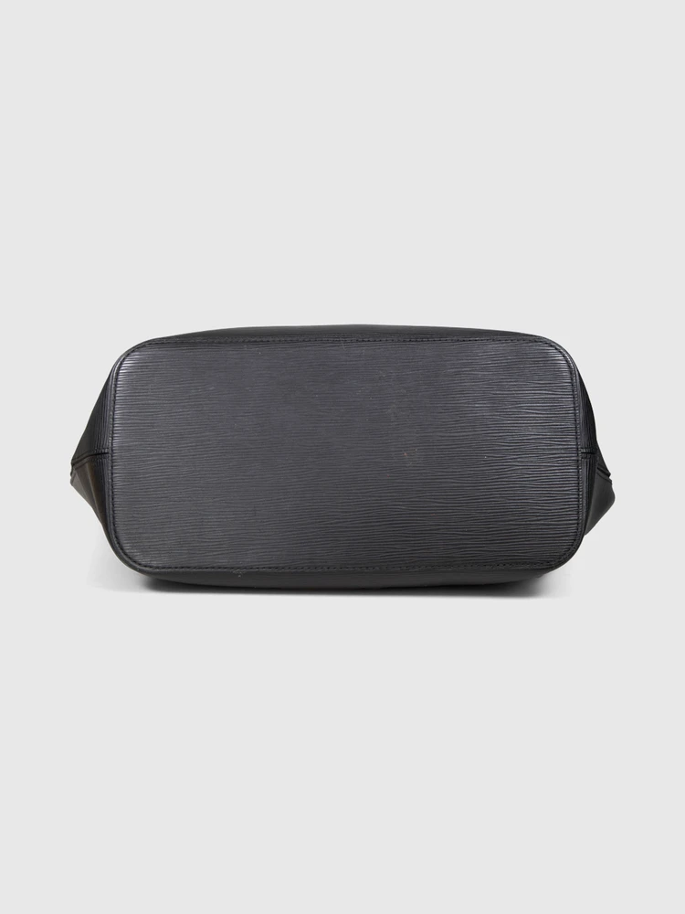 Louis Vuitton Black Epi Leather Neverfull Tote