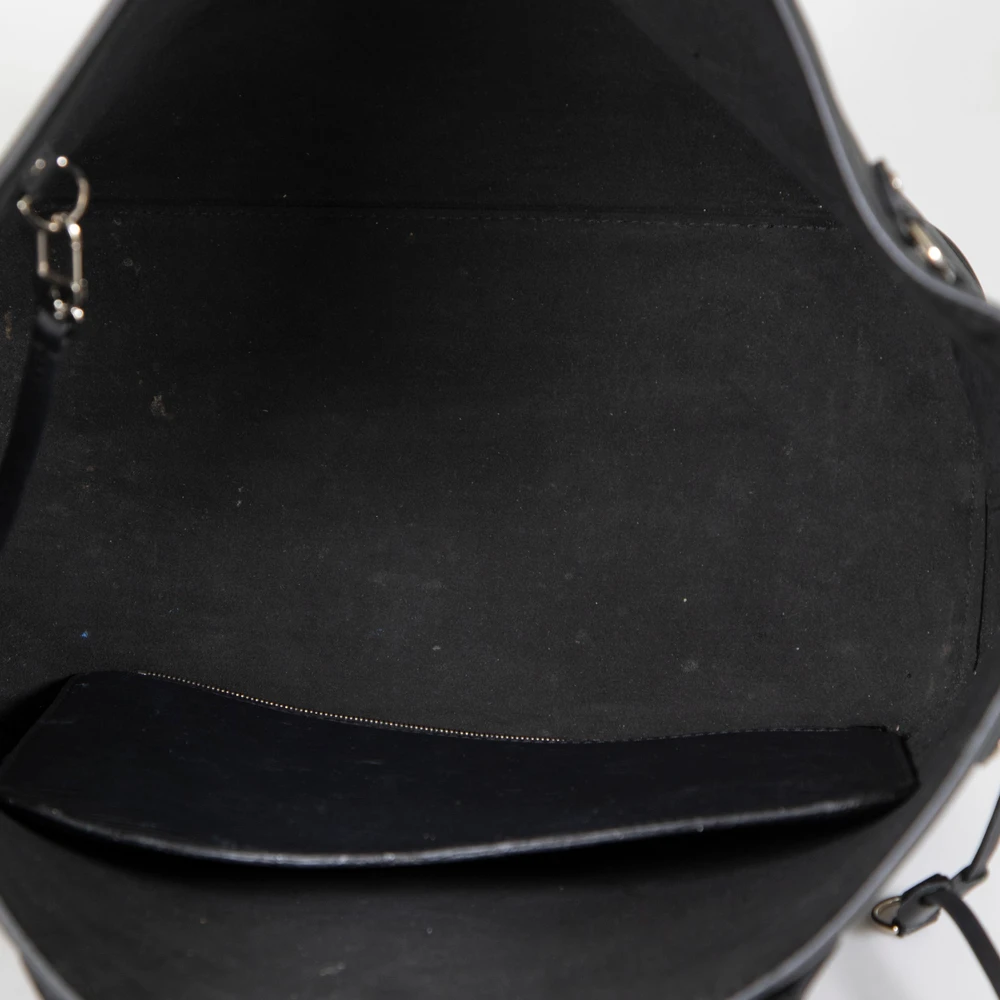 Louis Vuitton Black Epi Leather Neverfull Tote