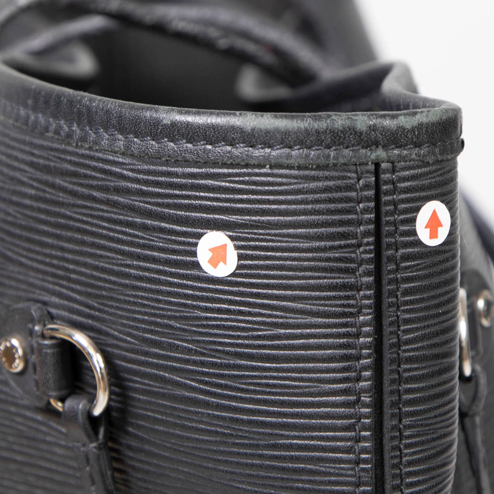 Louis Vuitton Black Epi Leather Neverfull Tote