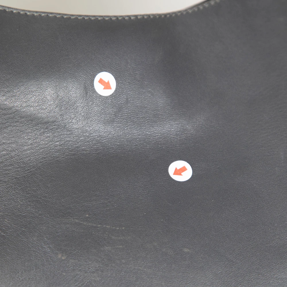 Prada Vintage Grey Leather Tote Bag