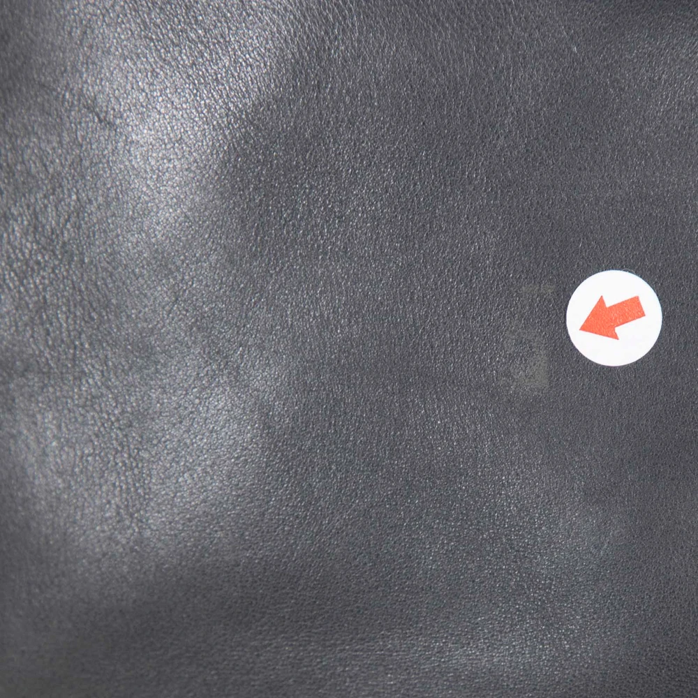 Prada Vintage Grey Leather Tote Bag