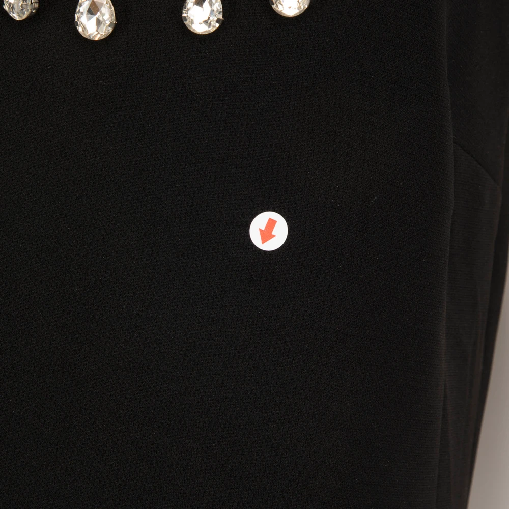 Moschino Black Embellished Mini Dress