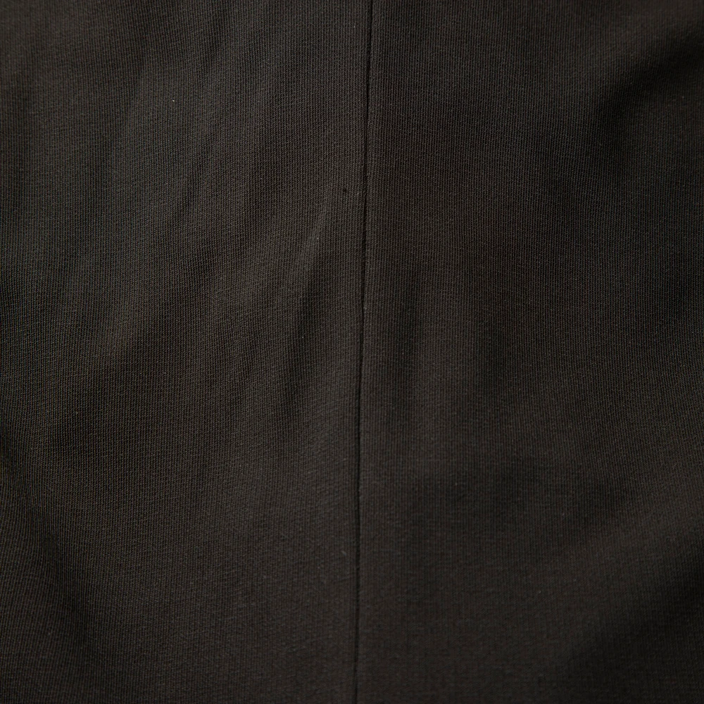 Saint Laurent Black Long Sleeve Mini Dress
