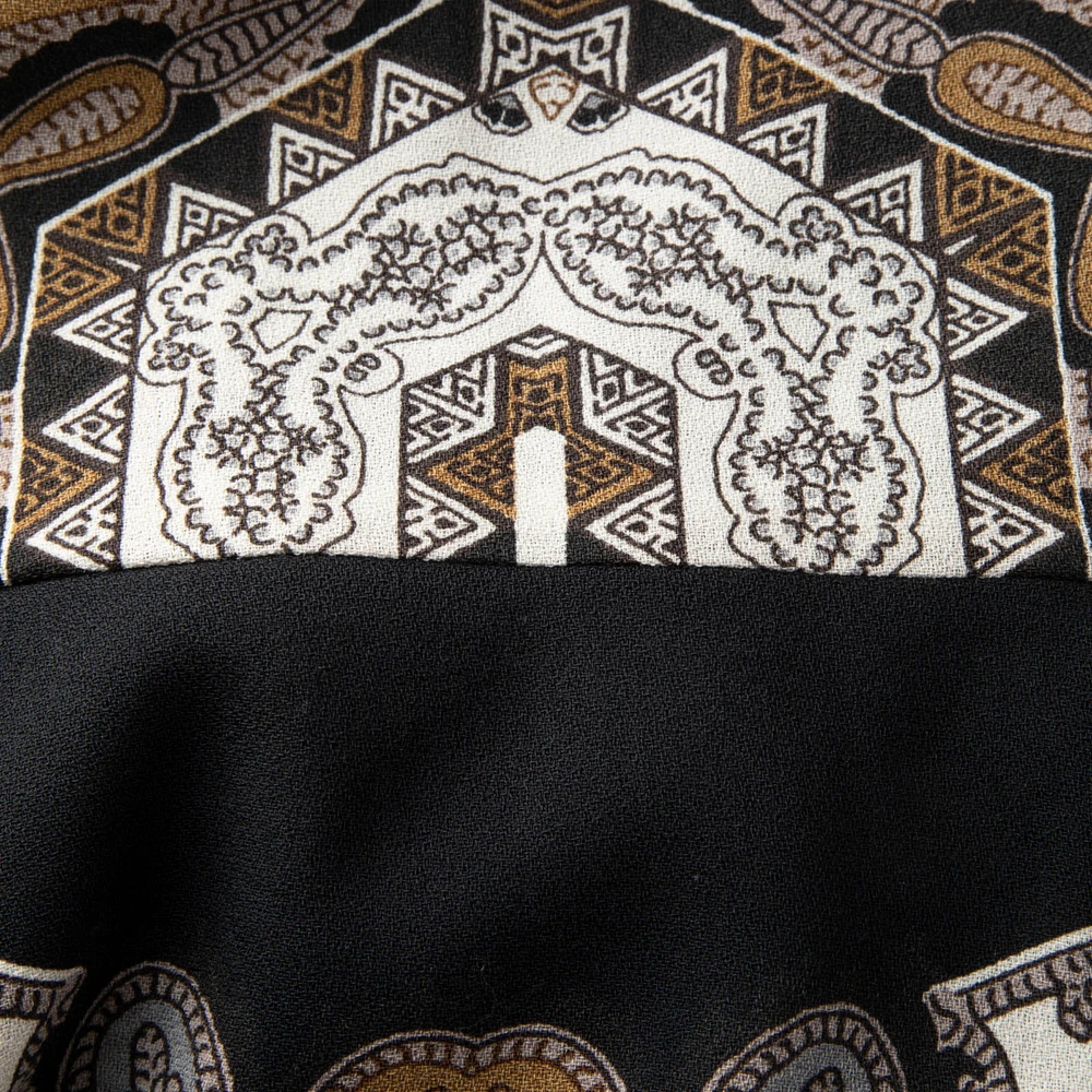 Etro Abstract Pattern Belted Dress