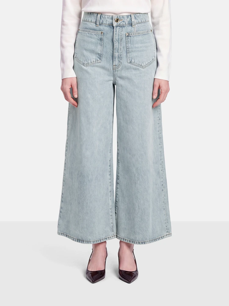 Khaite Light Blue Denim The Aiden Jeans