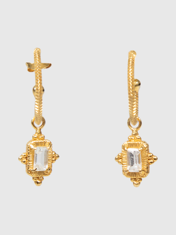 Zoë & Morgan White Topaz Anastasia Earrings & Ring Set