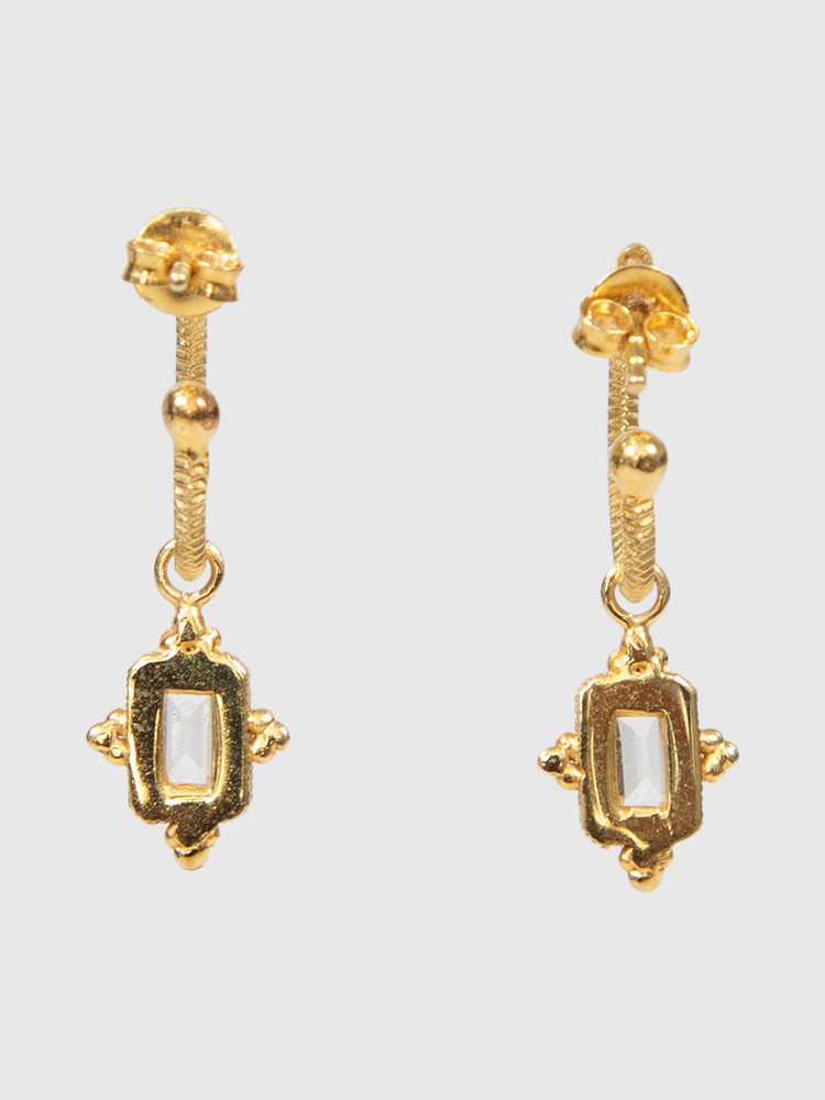 Zoë & Morgan White Topaz Anastasia Earrings & Ring Set