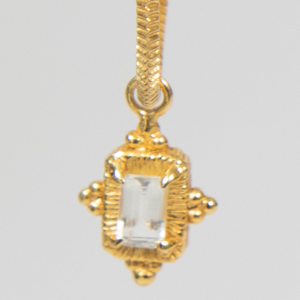 Zoë & Morgan White Topaz Anastasia Earrings & Ring Set
