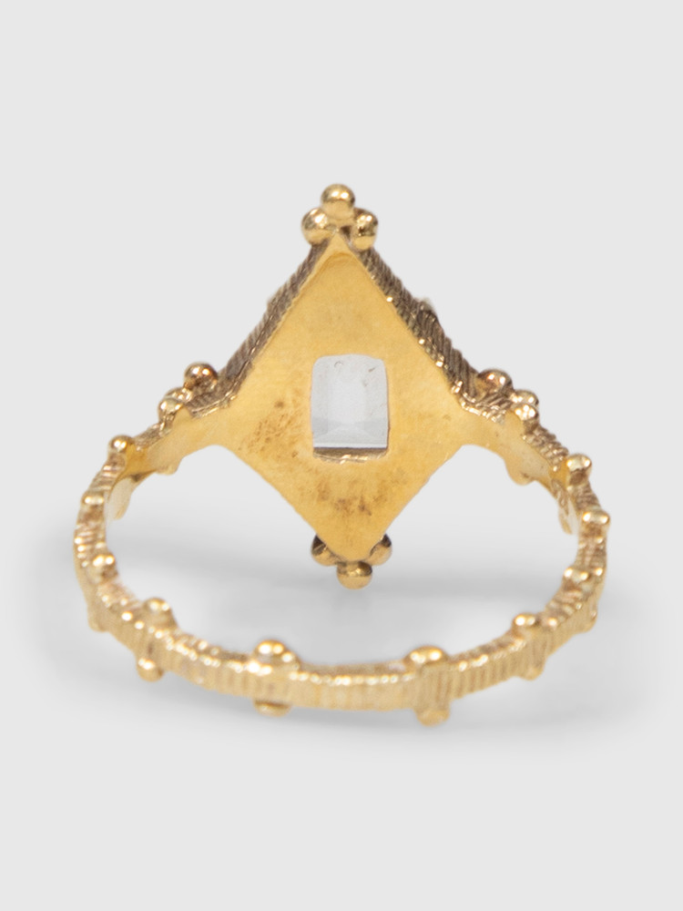 Zoë & Morgan White Topaz Anastasia Earrings & Ring Set