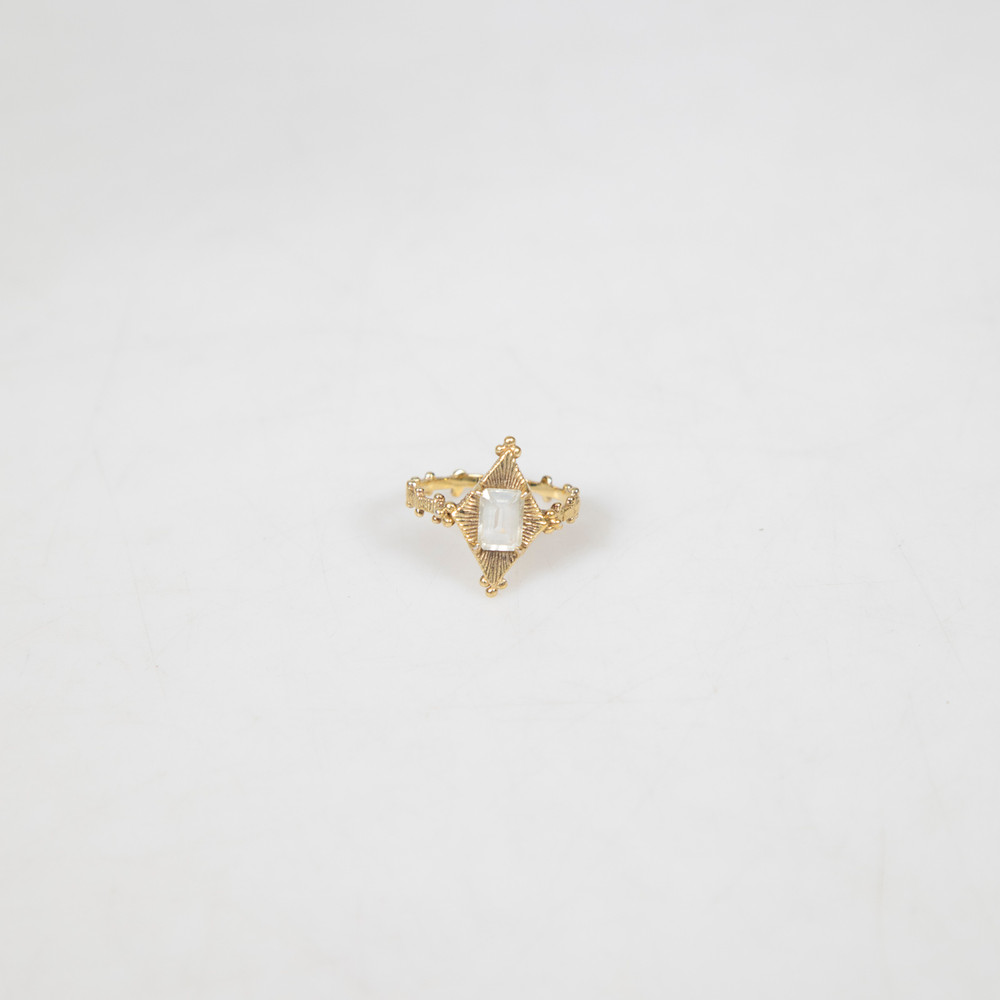 Zoë & Morgan White Topaz Anastasia Earrings & Ring Set