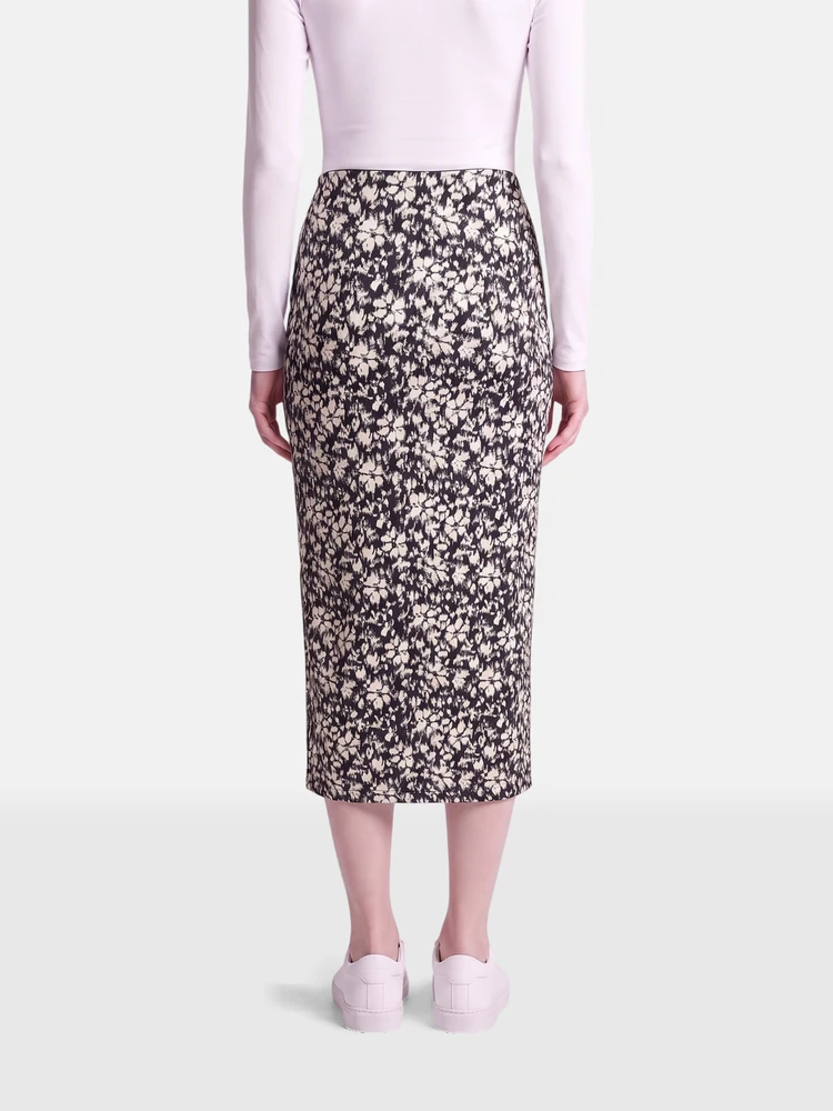 Isabel Marant Black & White Jeldia Ruched Skirt