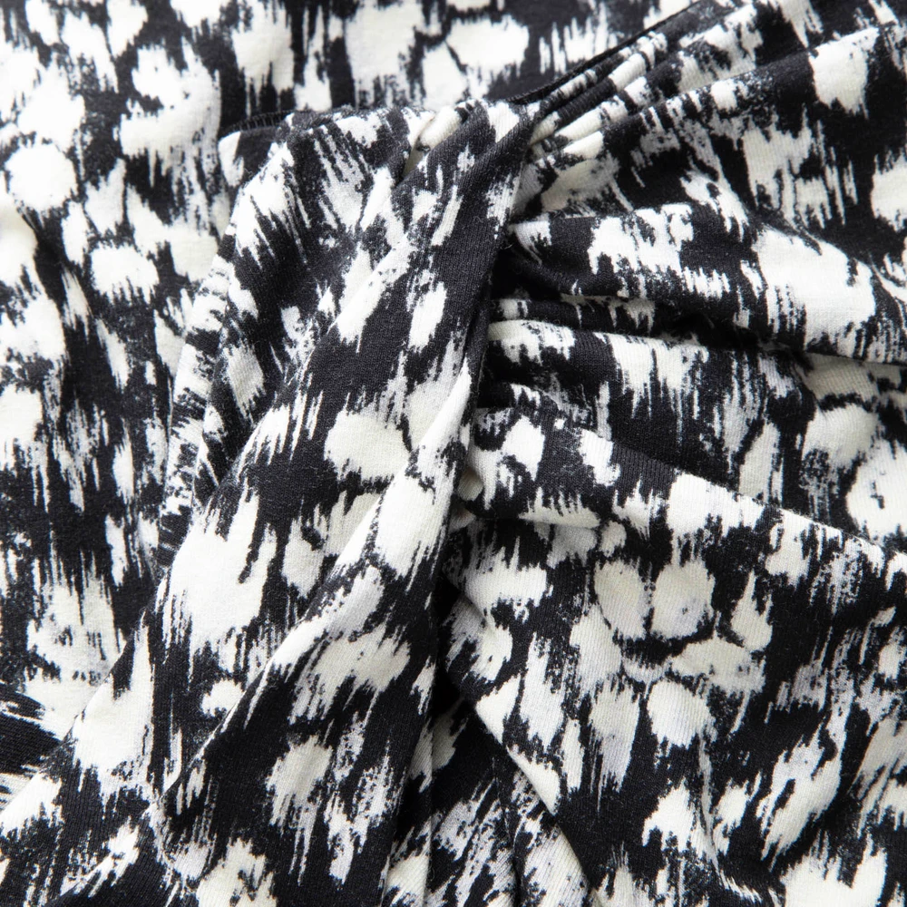 Isabel Marant Black & White Jeldia Ruched Skirt