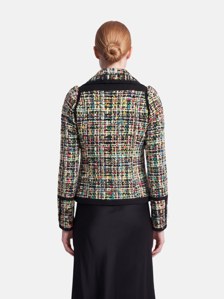 Balenciaga Wool Tweed Buttoned Jacket