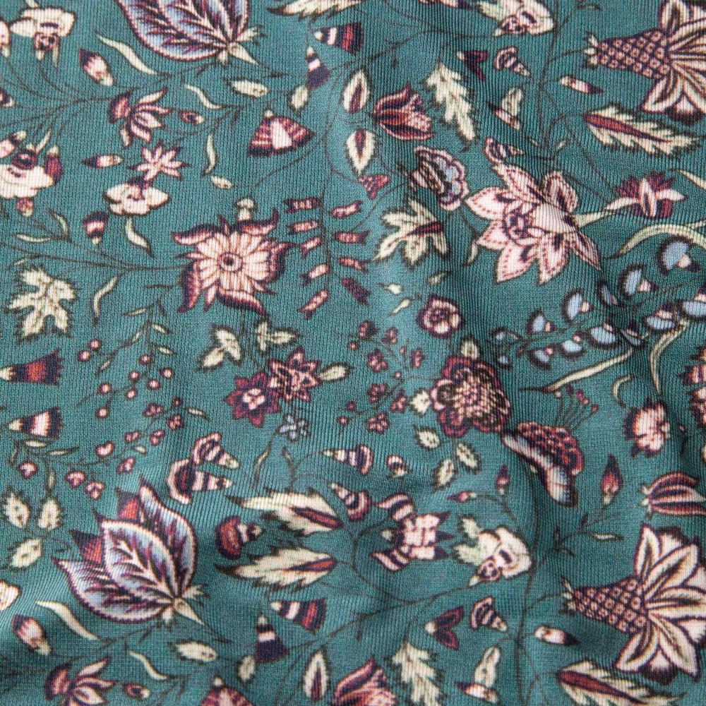 Isabel Marant Green Floral Long Sleeve Top