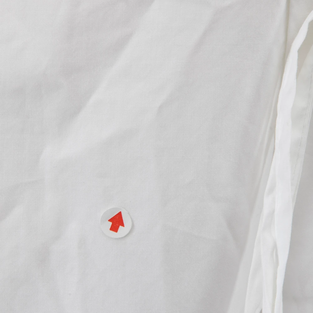 Maison Margiela White Logo Print Button Up Shirt
