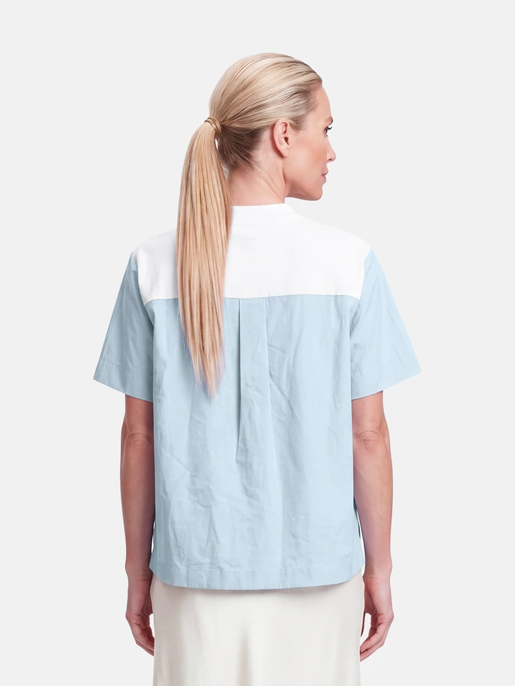 Alexander McQueen Blue & White T-Shirt
