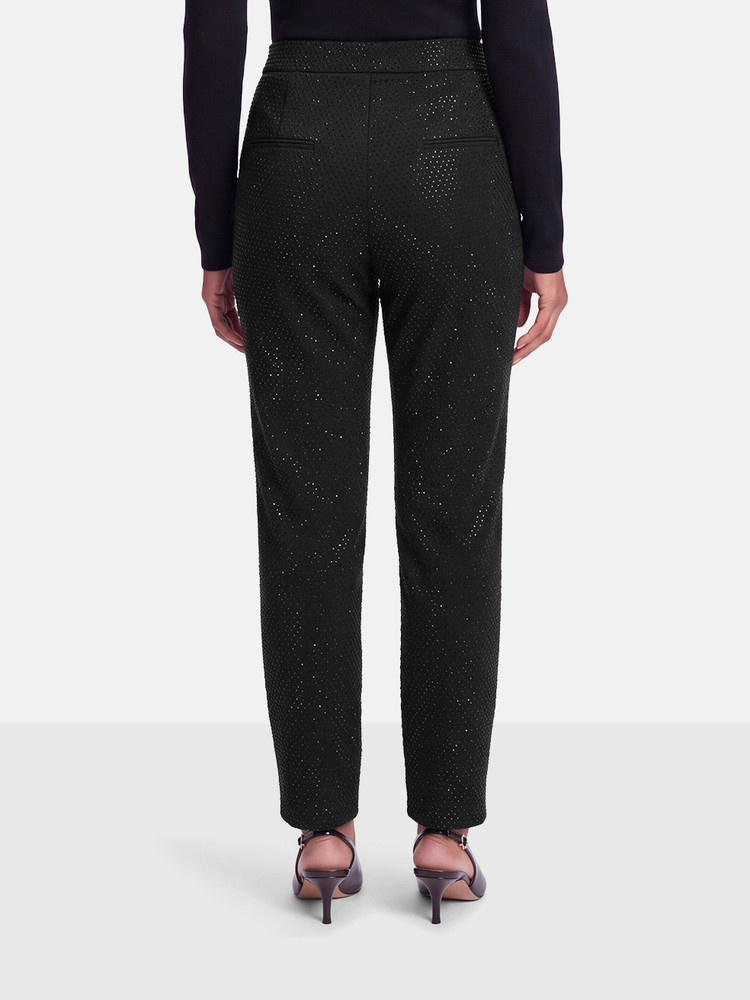 Ralph & Russo Black Crystal Embellished Trousers