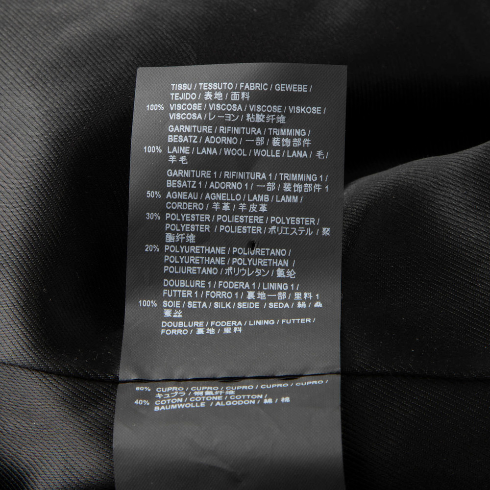 Saint Laurent Black Shark Bomber Jacket