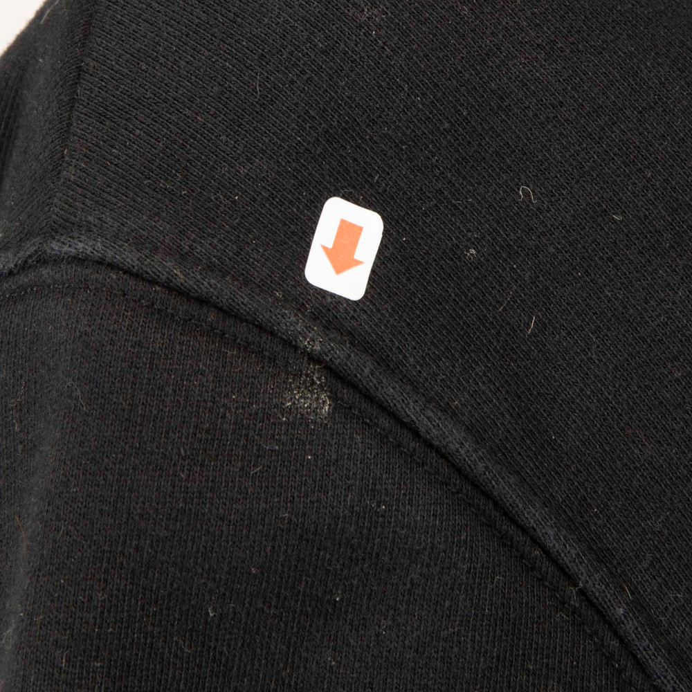 Off-White Black Floral Logo Hoodie