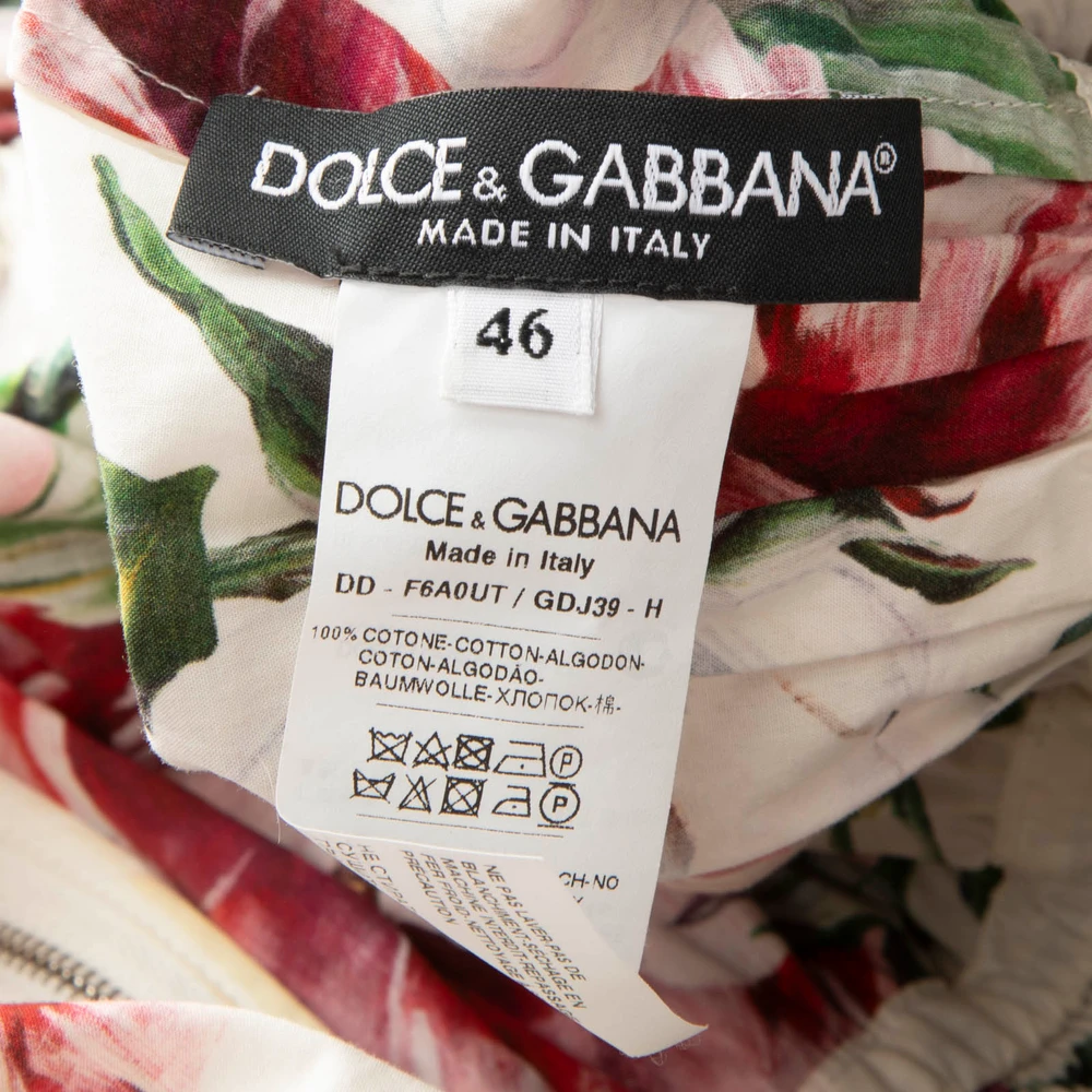 Dolce & Gabbana Floral Off Shoulder Mini Dress