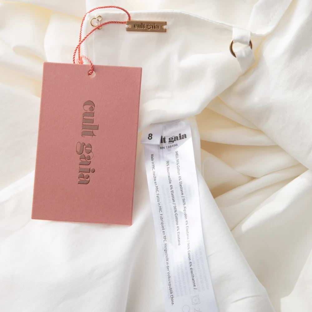 Cult Gaia White Ellaria Midi Dress
