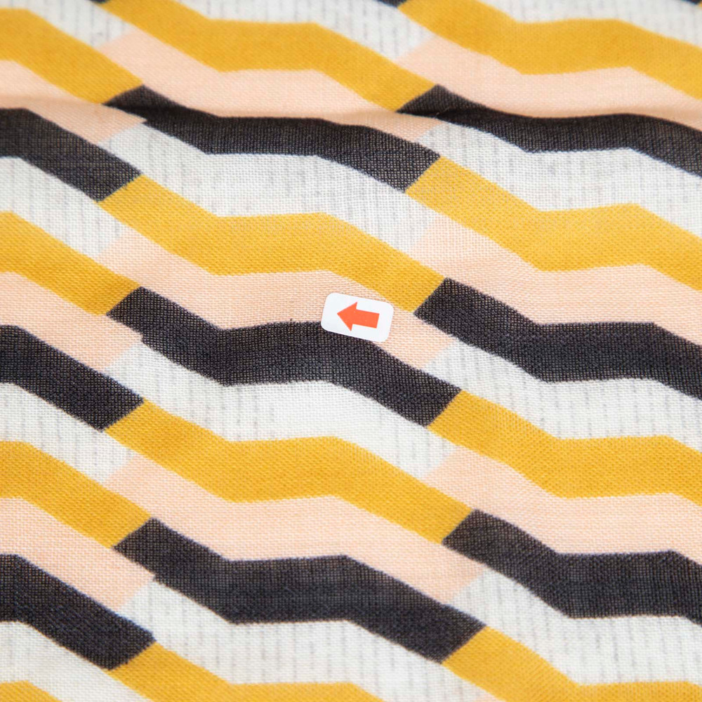 Dries Van Noten Abstract Pattern Wool Scarf
