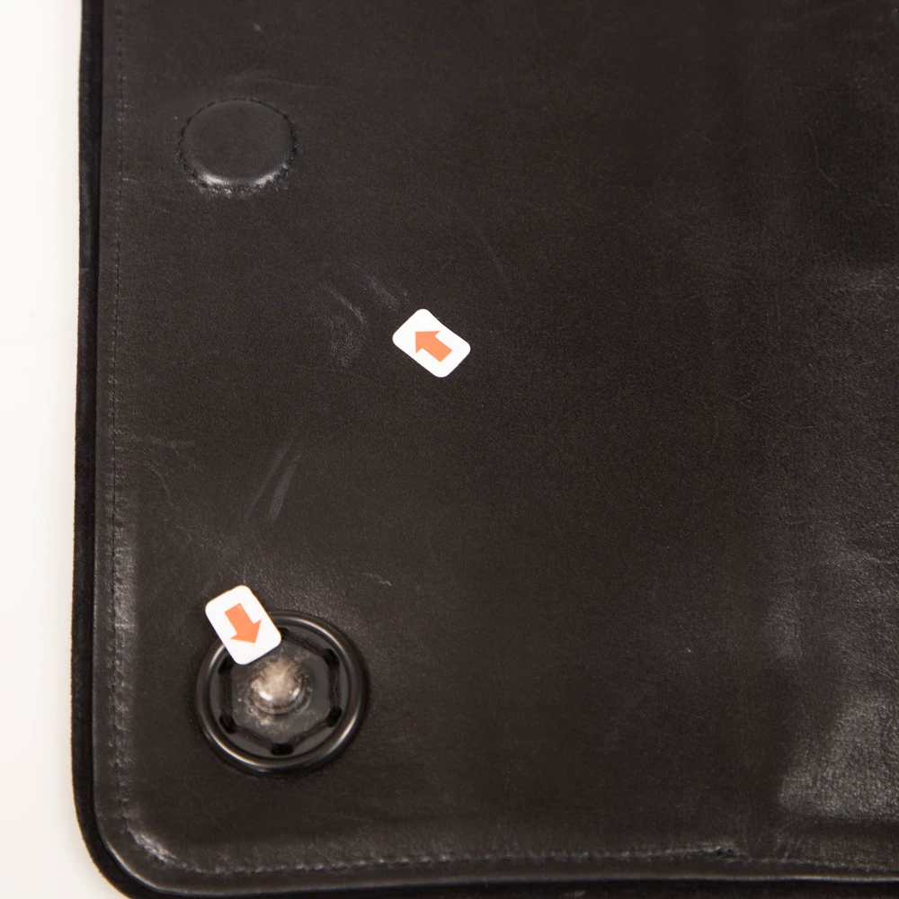 Dries Van Noten Black Ponyhair Clutch