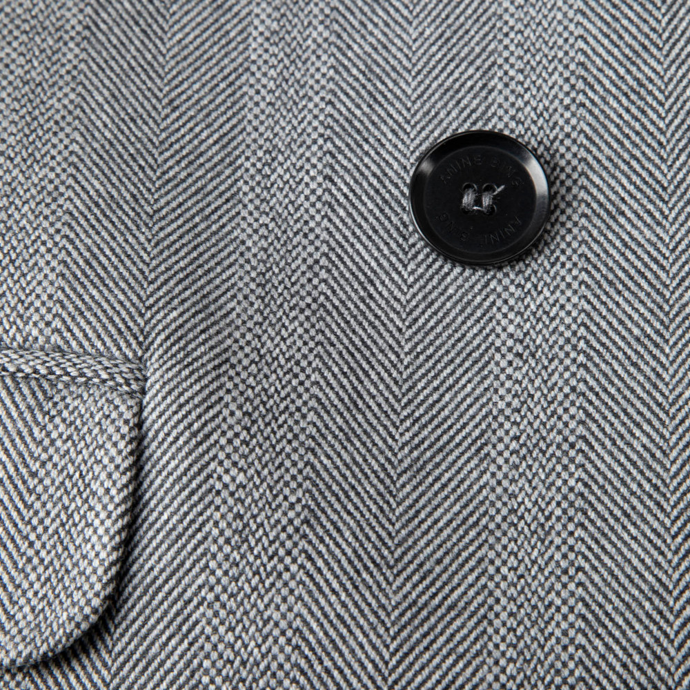 Anine Bing Grey Double Breasted Blazer
